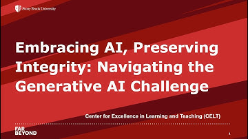 Embracing AI, Preserving Integrity: Navigating the Generative AI Challenge