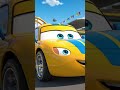 Yellow Race Car Glides & Speeds Towards Victory! #shorts