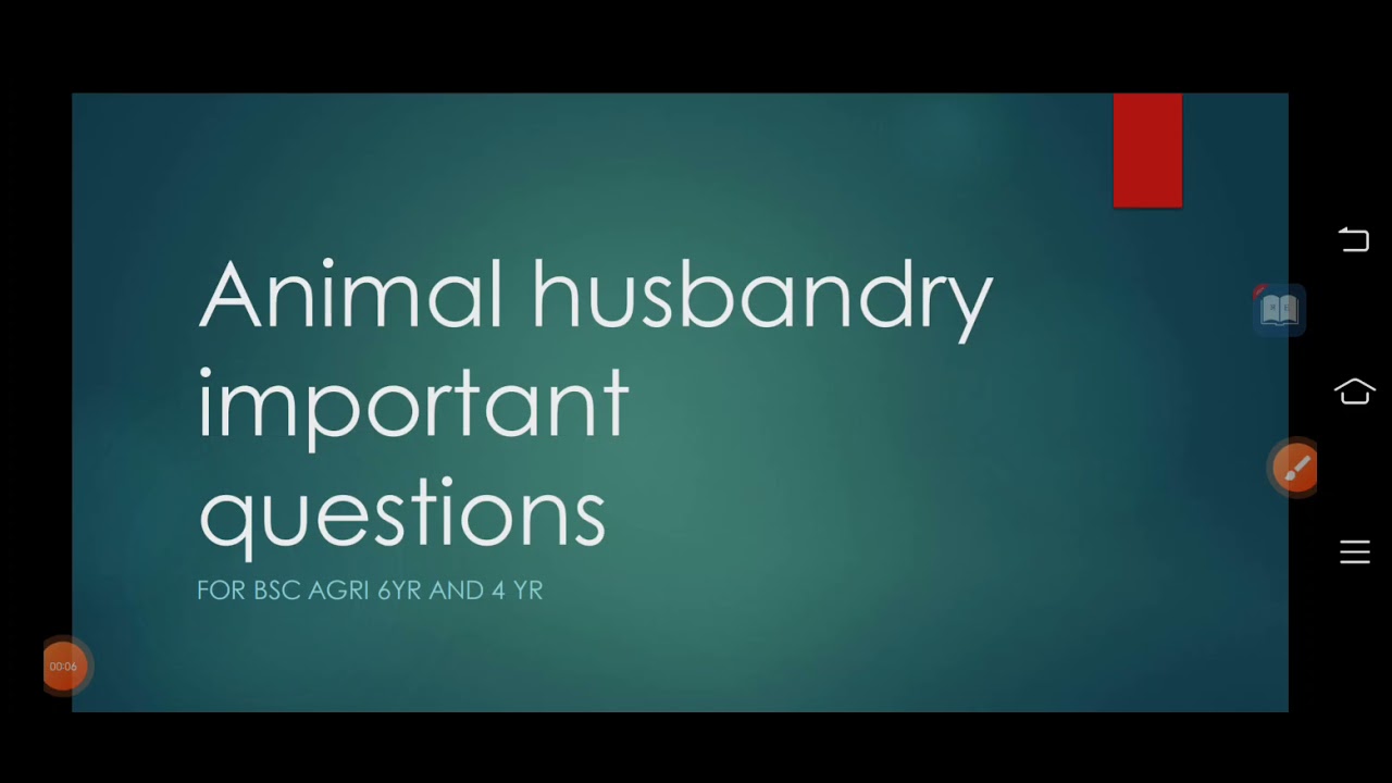 Animal husbandry important questions (part 2) YouTube