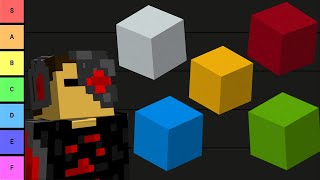 Minecraft COLOR TIER LIST