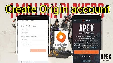 How to Create Origin account