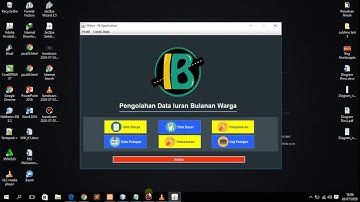 Demo Aplikasi Pengolahan Data Iuran Warga dan Gaji Petugas Berbasis Java Netbeans