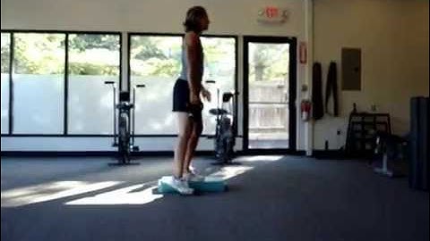 Burlington, MA Personal Trainer: Elevated Val Slide Reverse Lunge.wmv