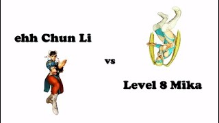 Training With Chun Li - Level 8 Mika Sfv