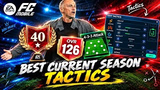 Best 4-3-3 Manager Mode Tactics 🔥 | OVR 126   Anniversary Season