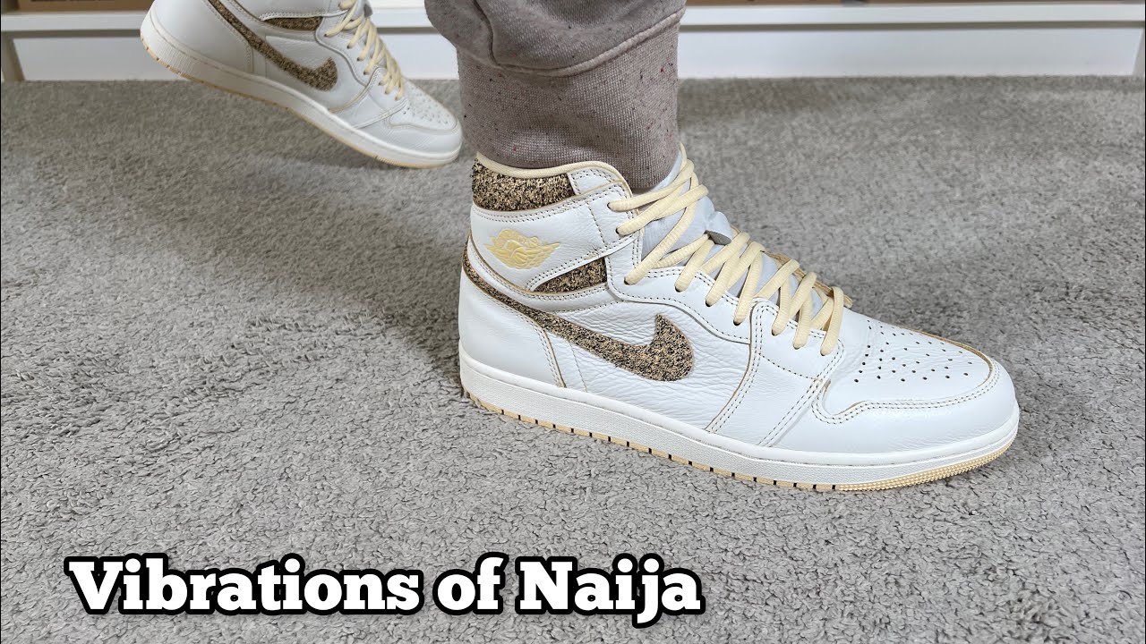 ★ナイキ★ Air Jordan 1 Retro High OG Craft “Pale Vanilla” Air Jordan 1 High Sail& Pale Vanilla Review& On foot - YouTube