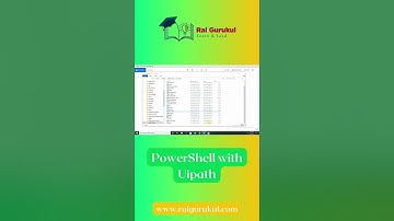 PowerShell with UiPath | PowerShell in UiPath
