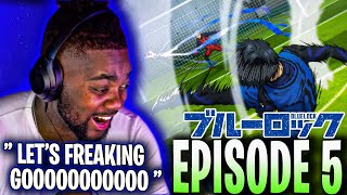 Isagi Is Insane College Soccer Player Reacts To Blue Lock Episode 5