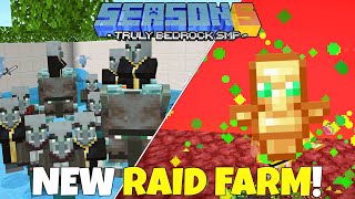 NEW RAID FARM! Truly Bedrock S5 Ep10 Minecraft Bedrock Survival Let's Play!