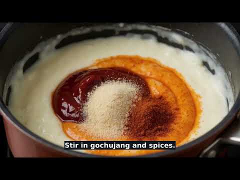 Korean BBQ Pork Belly Mac & Cheese recipe video thumbnail