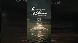 Selamat Tahun Baru Islam 1 Muharram 1446 H #tahunbaruhijriah #muharram #1446 #hijriyah