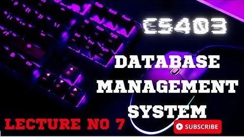 CS403 Short Lecture - 07 | VU Short Lecture | Introduction in (Urdu)