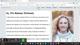 Kendra Simmons ePortfolio Capstone Presentation