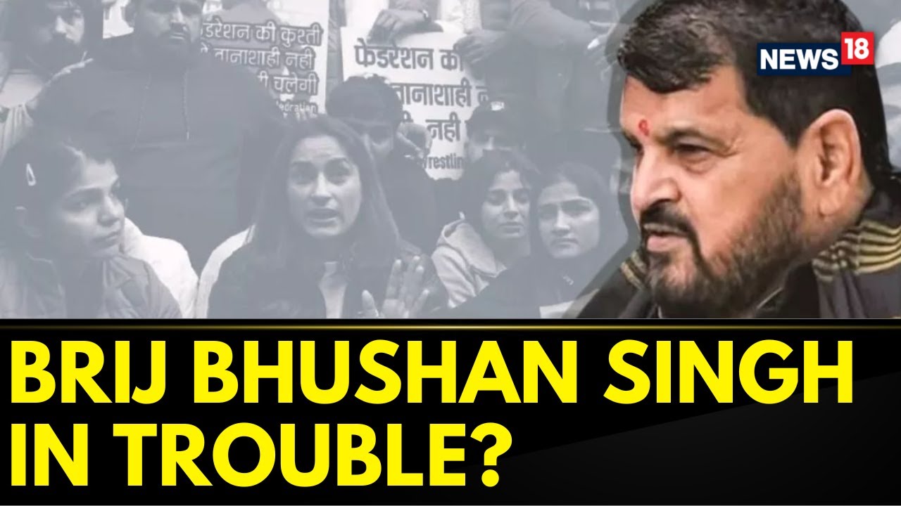 WFI Vs Wrestlers | 2 FIRs Registered Against WFI Chief Brij Bhushan Singh | English News | News18
