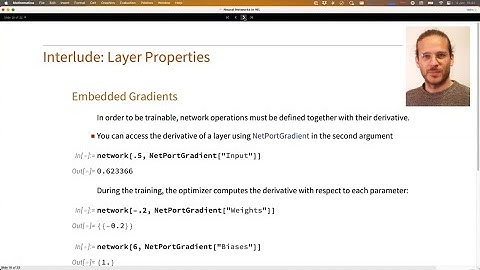 The Wolfram Neural Net Framework: Layer Properties