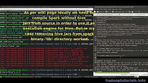 Part-5: Using Spark as execution engine for Hive - HadoopTutorials.info