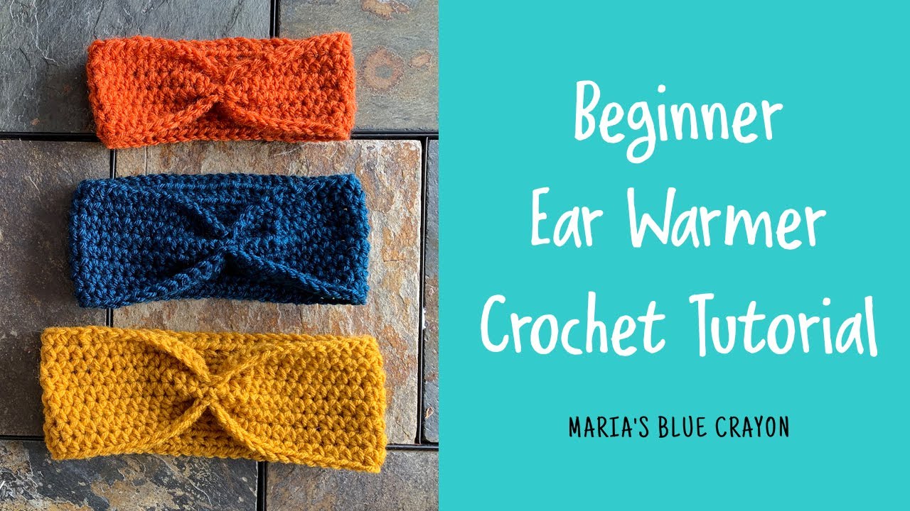 Beginner Crochet Ear Warmer Tutorial - YouTube