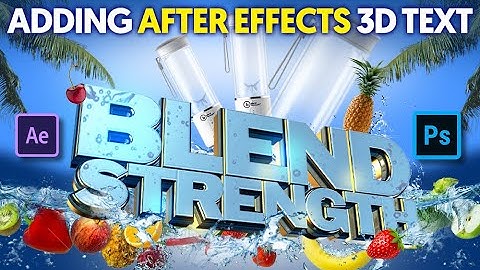 After Effects Text Effects Element 3D for NFT Samcart Web Banner Design | Adobe Photoshop Tutorial