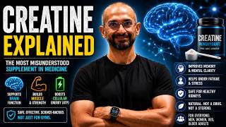 Creatine Explained by a Doctor | Brain Health, Muscle &amp; Kidney Myths