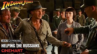 INDIANA JONES AND THE KINGDOM OF CRYSTAL SKULL (2008) | Helping the Russians Scene 4K UHD