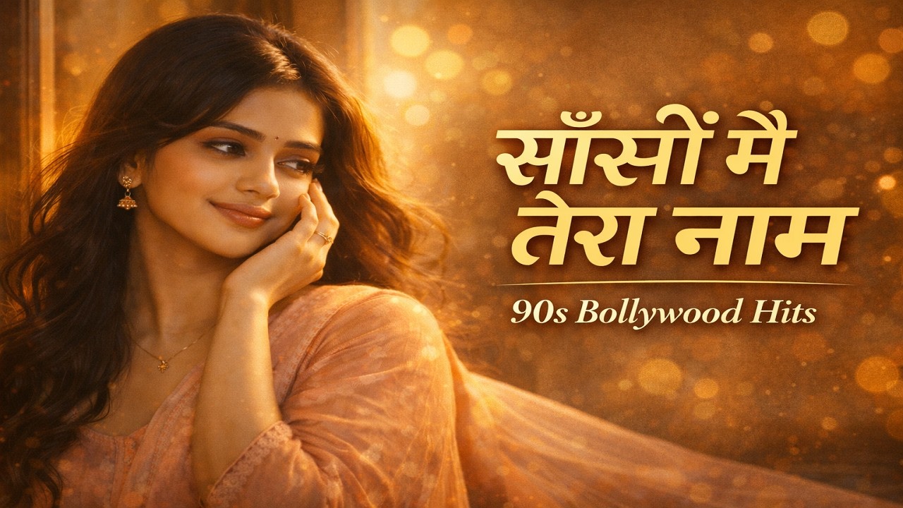 90s Hindi Love Song | साँसों मे तेरा नाम | Romantic Classic | Female Version