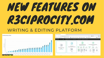 Exciting New Analytics & Community Features On R3ciprocity.com | #writing #editing