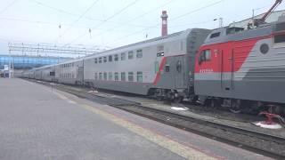 Двухэтажные вагоны для сообщения Крым-Анапа