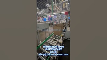 #cartonerector   Hot melt glue case forming machine for food industry #automation #packagingmachine