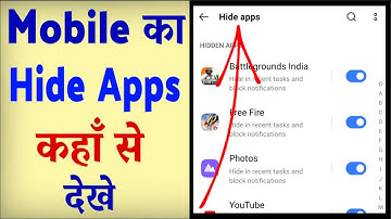Mobile Me Hide App Kaise Dekhe ? how to Find Hidden Apps On Android