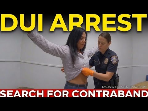 Woman Gets A Pat Down And Bra Search After Getting Arrested