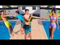 PISCINE CHALLENGE - Le perdant tombe dans la piscine !