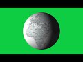 Rotating Globe Loop Animation on Green Screen | Copyrightfree Greenscreen video