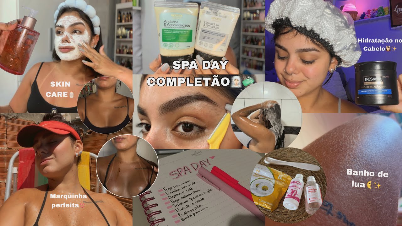 SPA DAY COMPLETÃO🧖🏻‍♀️🧴- #spaday #explorar 