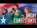 Acts With Attitude: 5 Angriest Contestants on Got Talent #HD