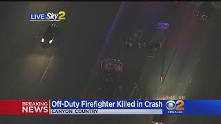 LA County Firefighter Killed In Crash On 14 Freeway