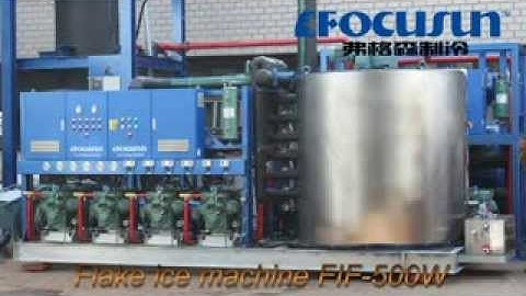 Focusun Flake Ice Plant FIF-500W with water cooling condenser