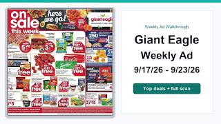 Giant Eagle Weekly Ad (9/17/26 - 9/23/26) Best Deals