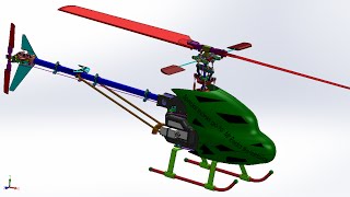 How to Re-Assembly a Helicopter  (Unmanned Aerial Vehicle) make by solidworks,epic UAV