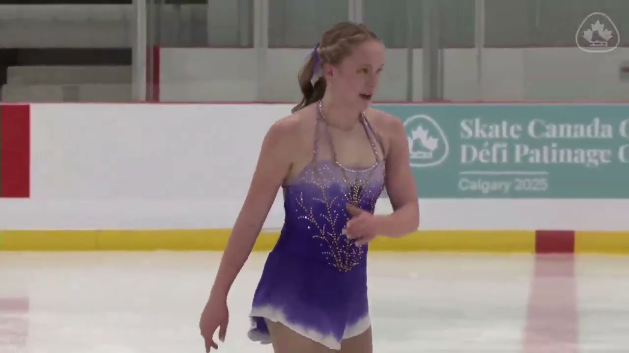 Megan Woodley FS Skate Canada Challenge 2025-26