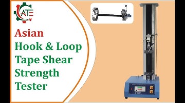 Hook & Loop Tape Shear Strength Tester | Shear Strength Test of Hook & Loop Velcro Tape