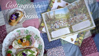 Cottagecore Picnic 🧺 5 easy & delicious picnic recipes 🌿 Beautiful summer food ideas 🐝 Cook with me🥣