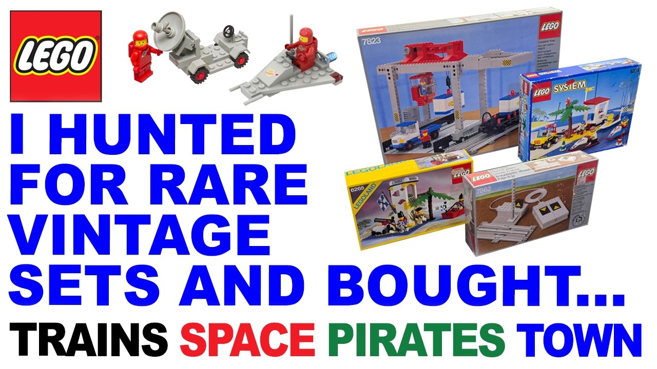 Hunting For Rare Vintage LEGO Sets and I Bought... Shopping at the 