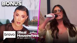 Details Bronwyn Newport Isn't Amused By Lisa Barlow & Meredith Marks' Performance | RHOSLC (S7 E5) | Bravo Update