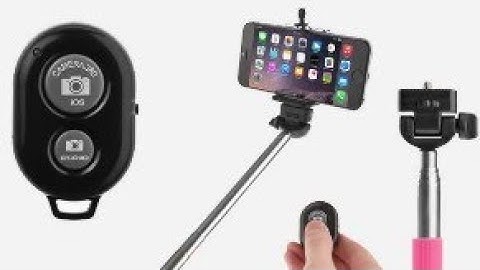 Bluetooth Remote Controller Shutter Button for Selfie Click & Photos Compatible with All Smartphones