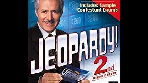 Jeopardy! 2nd Edition PC 2nd Run Game #1