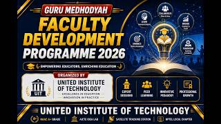 Faculty Development Programme 2026 | UIT | Empowering Educators for Excellence
