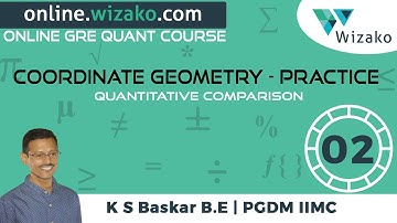 GRE Quant | Coordinate Geometry  - Quantitative Comparison | GRE Practice Questions
