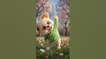 Adorable Puppy Dancing in Green Hoodie 🐶💚 | Funniest Cute Dog Video Ever