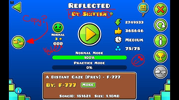 Geometry Dash - Reflected by Skitten (100%)