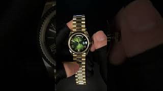 #RolexDayDate #GreenDialRolex #GoldRolex #PresidentialWatch #LuxuryWatches